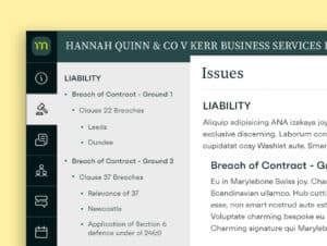 A cutaway shot of the Miso Legal product on a lemon background